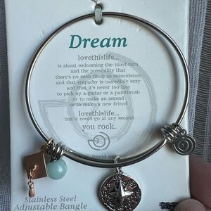 Love This Life “dream” Charm Graduation bracelet.